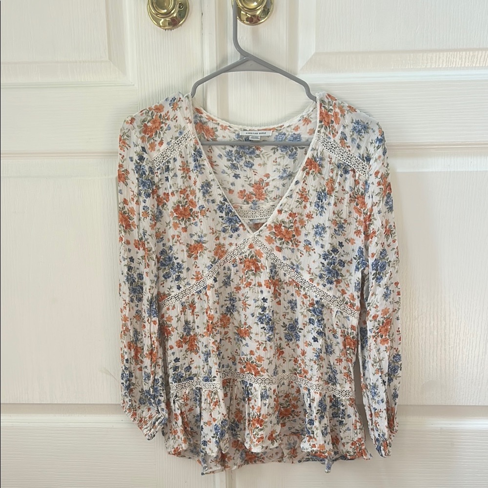 American Eagle Outfitters Ruffled Blouse